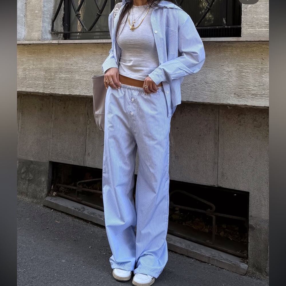 Striped Women's Boxer Pants